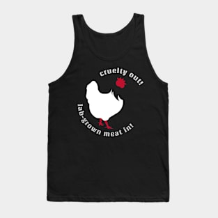 cruelty out! lab-grown meat in! Tank Top